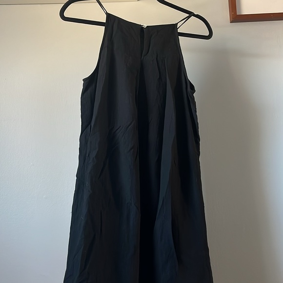 Embroidered Black & White THML Sleeveless Dress SIZE XS - Picture 4 of 8